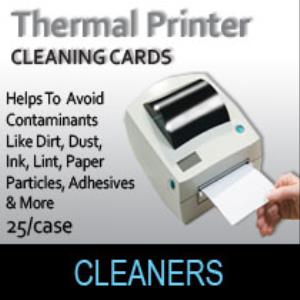 Thermal Printer Cleaning Cards